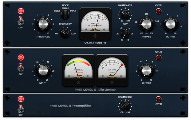 Level v. Tim Petherick vari Level v2. Acustica n4. Tube-Tech LCA 2b Odyssey Pro Sound. 4 For 4 Comp VST.